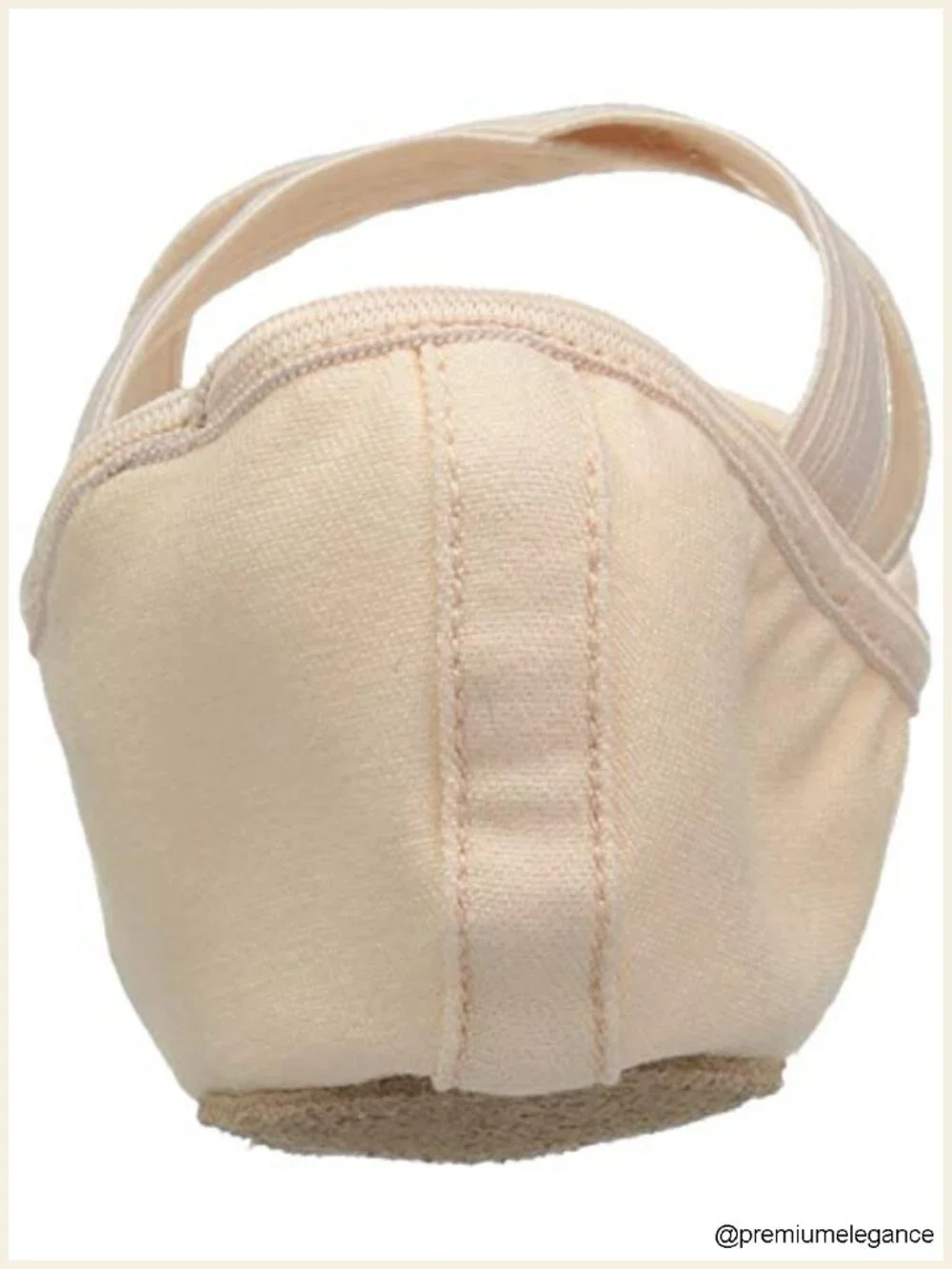 Canvas Ballet Shoe Split Sole Suede Patches Ballet Flat